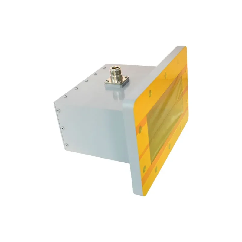 WR1800 UHF 410~620MHz Waveguide to Coaxial Adapter Right Angle 90 degree