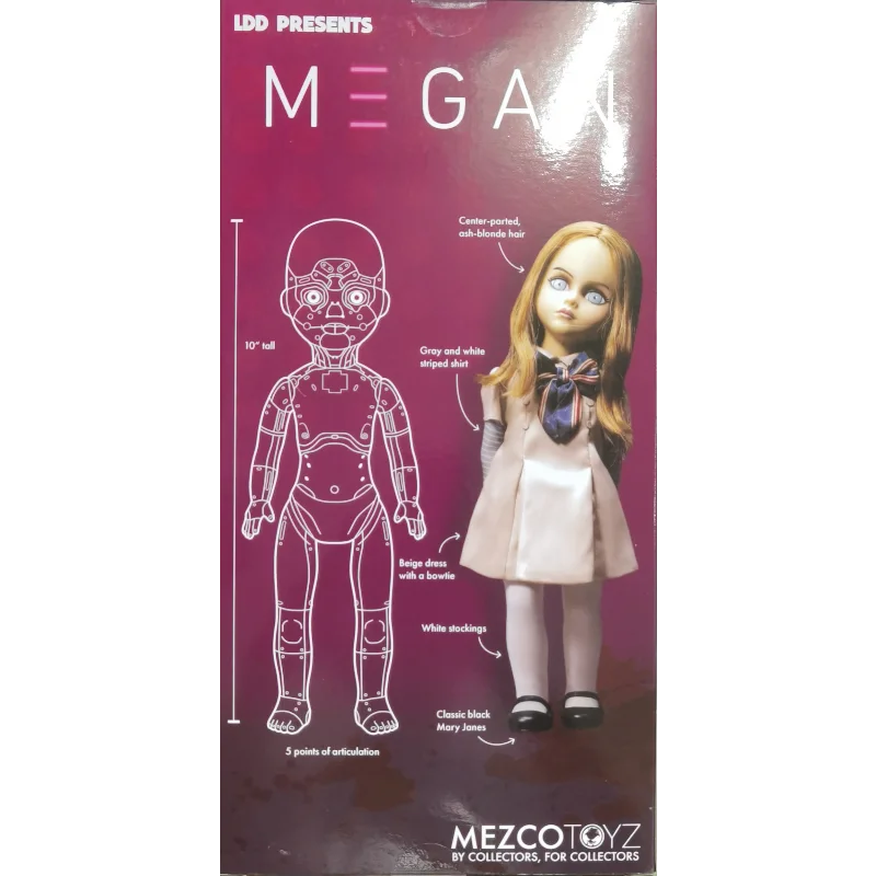 【Spot Goods】نموذج مجسم شخصية مفصلية من Mezco Ant-Man Living Dead Doll Megan M3gan #5