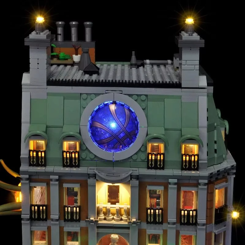 BRIXSPARK LED-Beleuchtungsset für Lego 76218, USB-DIY-Lichtset für Sanctum Sanctorum MOC-Bausteine, Steine nicht im Lieferumfang enthalten