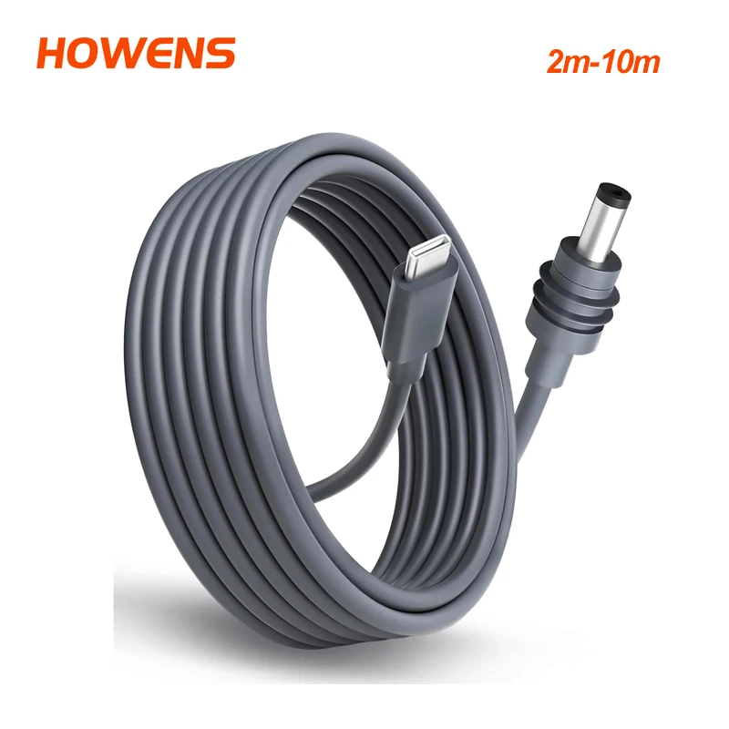 10m For StarLink USB C Type-C to DC Power Cable for Starlink Mini Replacement Cable Waterproof Outerdoor Barrel Jack Chargin
