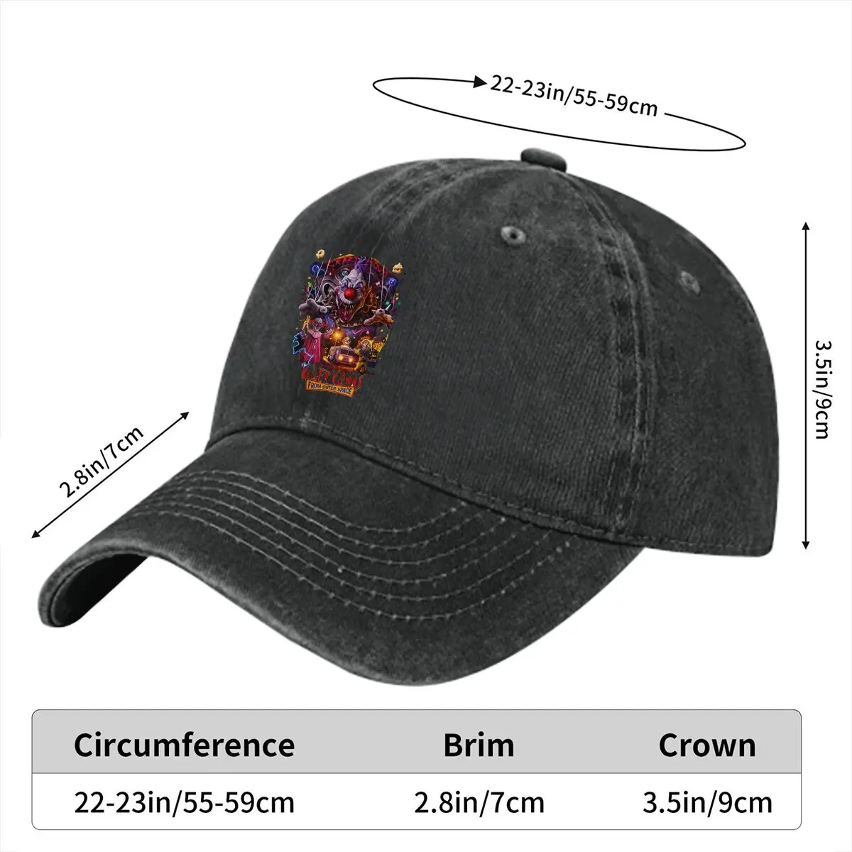 Killer Baseball Cap Men Hats Women Visor Protection Snapback Killer Klowns from Outer Space Caps