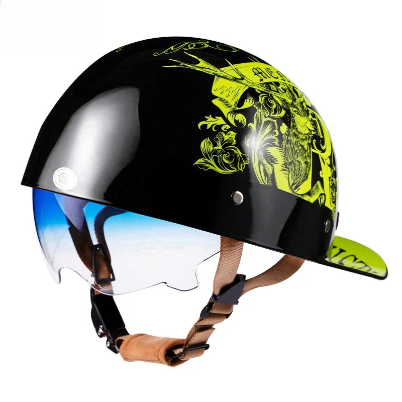 Casco de Moto Vintage con Lent - Lens Cap Vintage reseña y precio