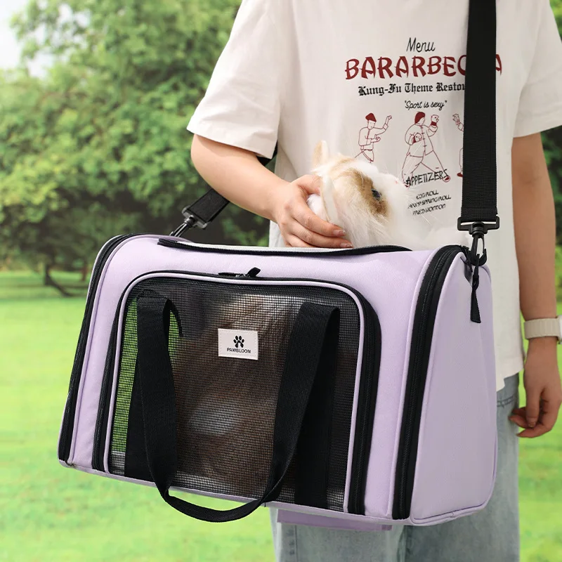 

Creative Fashion Cross-border Car Pet Outing Bag Foldable Breathable Portable Cat Bag Large Capacity Shoulder Bag