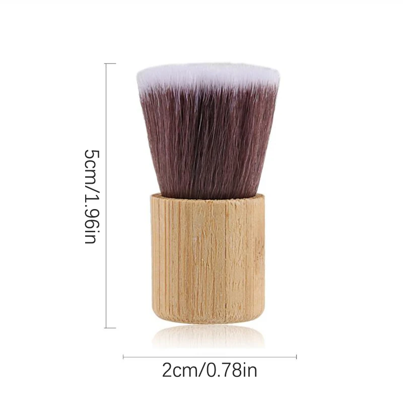 Bamboo Nail Brushes Soft Remove Dust Foot Dead Skin Grinding Scrubbing Tools Nail Art Accessories Cleaning Brush Manicure Tool