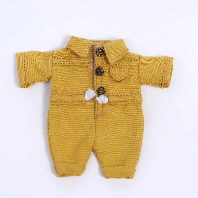 

11 1/12 BJD Doll Bodysuit Candy Color Clothes Fashion Multi Color Suspenders for Ob11, Gsc, Body9 Doll Accessories