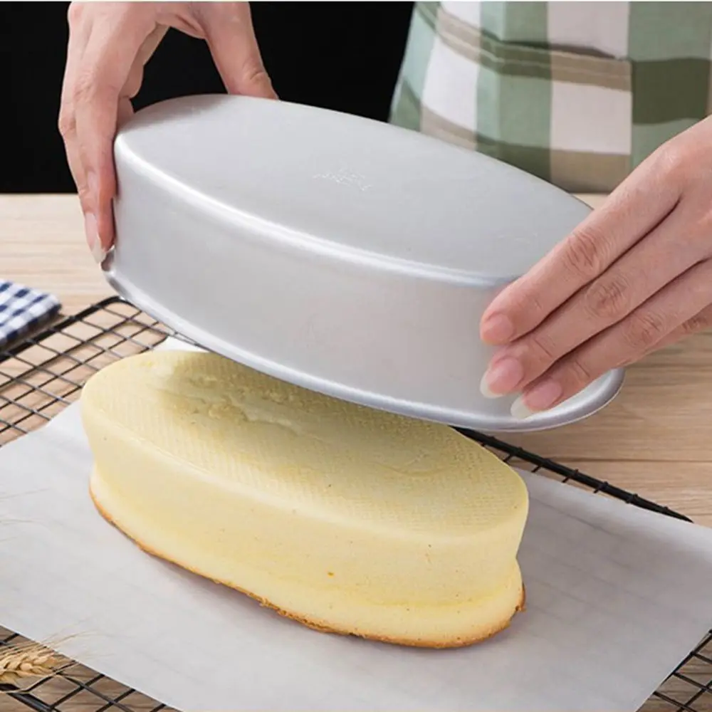 Oval Cheesecake Pan Meatloaf Bread Mold Non-stick Aluminum Baking Suitable For Oven And Instant Pan Baking Homemade Cake