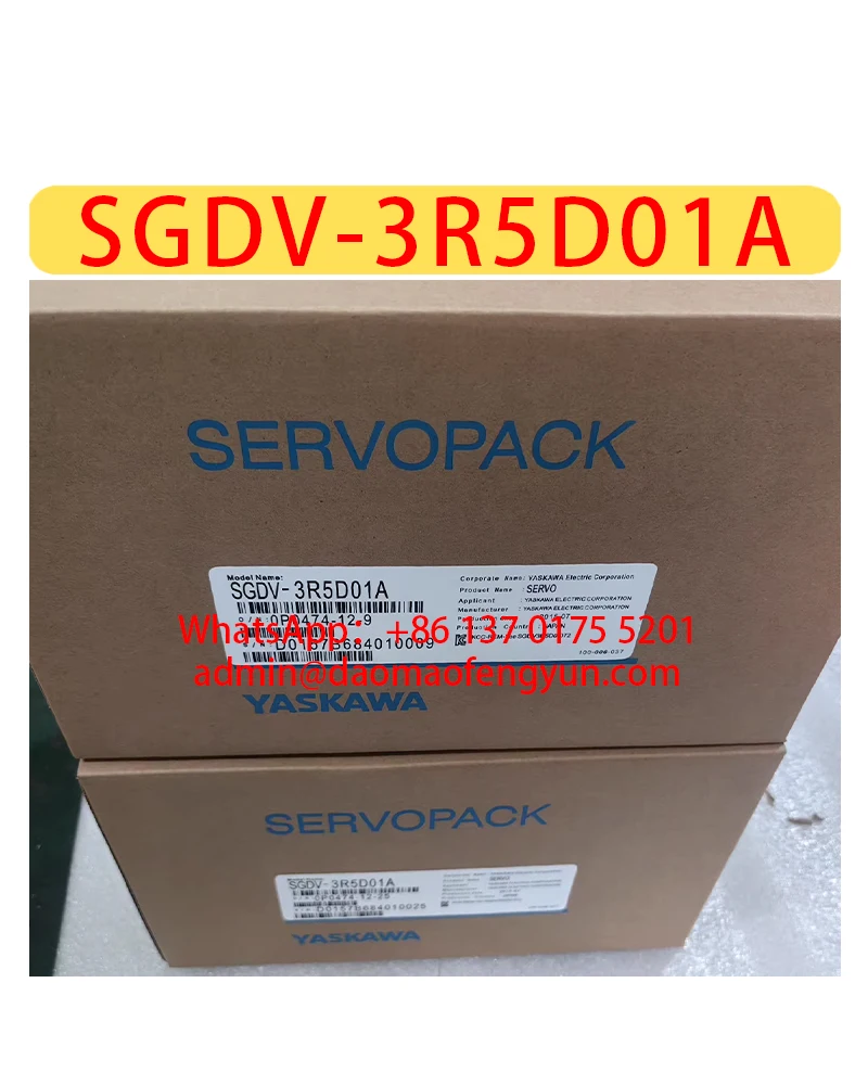 SGDV-3R5D01A Brand New Servo Drive Original Genuine，SGDV 3R5D01A，Fast Shipping