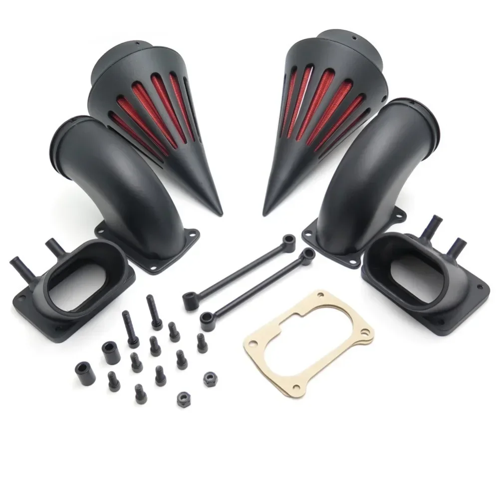 Matte Black Spike Dual Air Cleaner Intake for Suzuki Boulevard M109 All Year Motorcycle Accessories