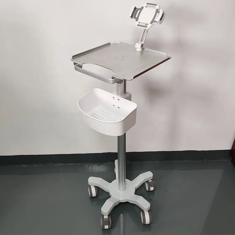 High quality monitor stand medical instrument patient monitor trolley for hospital ECG Cart