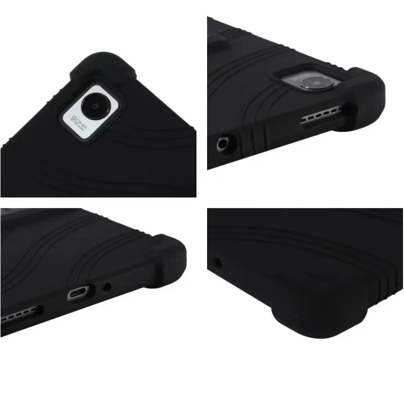 Cover For Blackview Tab 60 Kids Case 8.68" Tablet PC Kickstand Funda with 4 Shockproof Airbags Soft Silicon