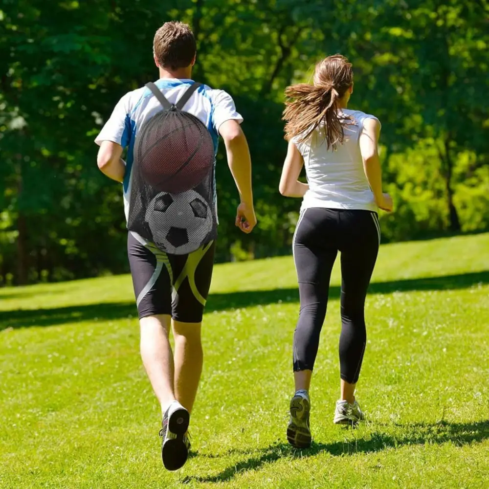 

Single Ball Bag Basketball Mesh Bag Crossbody Carrying Case Basketball Backpack Storage Bags Gym Sacks Drawstring Mesh Backpack