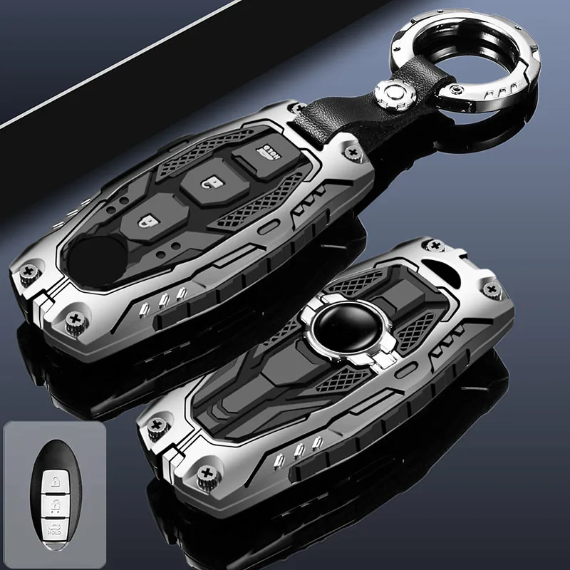 

Zinc Alloy Car Key Cover Case for Nissan Juke Leaf Micra K12 Note Patrol Qashqai J11 J10 Tiida Versa X-trail Xtrail T32 Infiniti