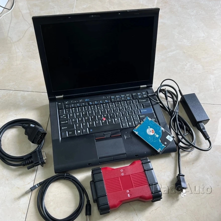 

PRO FULL CHIP VCM2 IDS V129 Диагностический инструмент VCM II Полные кабели с установкой программного обеспечения для ноутбука T410 I5 4G IDS