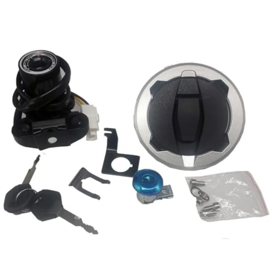 

Ignition Switch Gas Fuel Tank Cap Cover Seat Lock Key Compatible for Kawasaki Z800 Z900 Z900RS 2017-2023