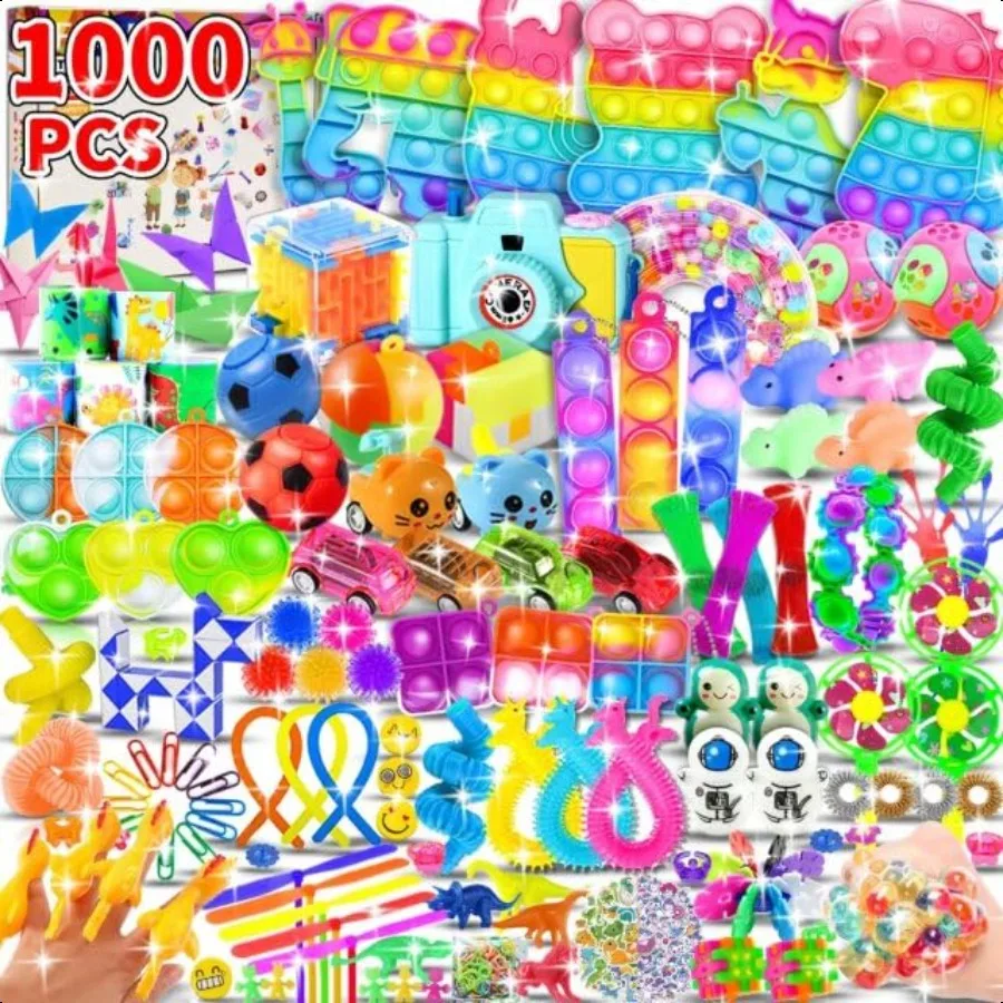 

1000 шт., сувениры для вечеринок, сумки для подарков для игрушек, чулки, начинки для пиньиты, подарки на день рождения, классный приз, коробка с сокровищами Carn