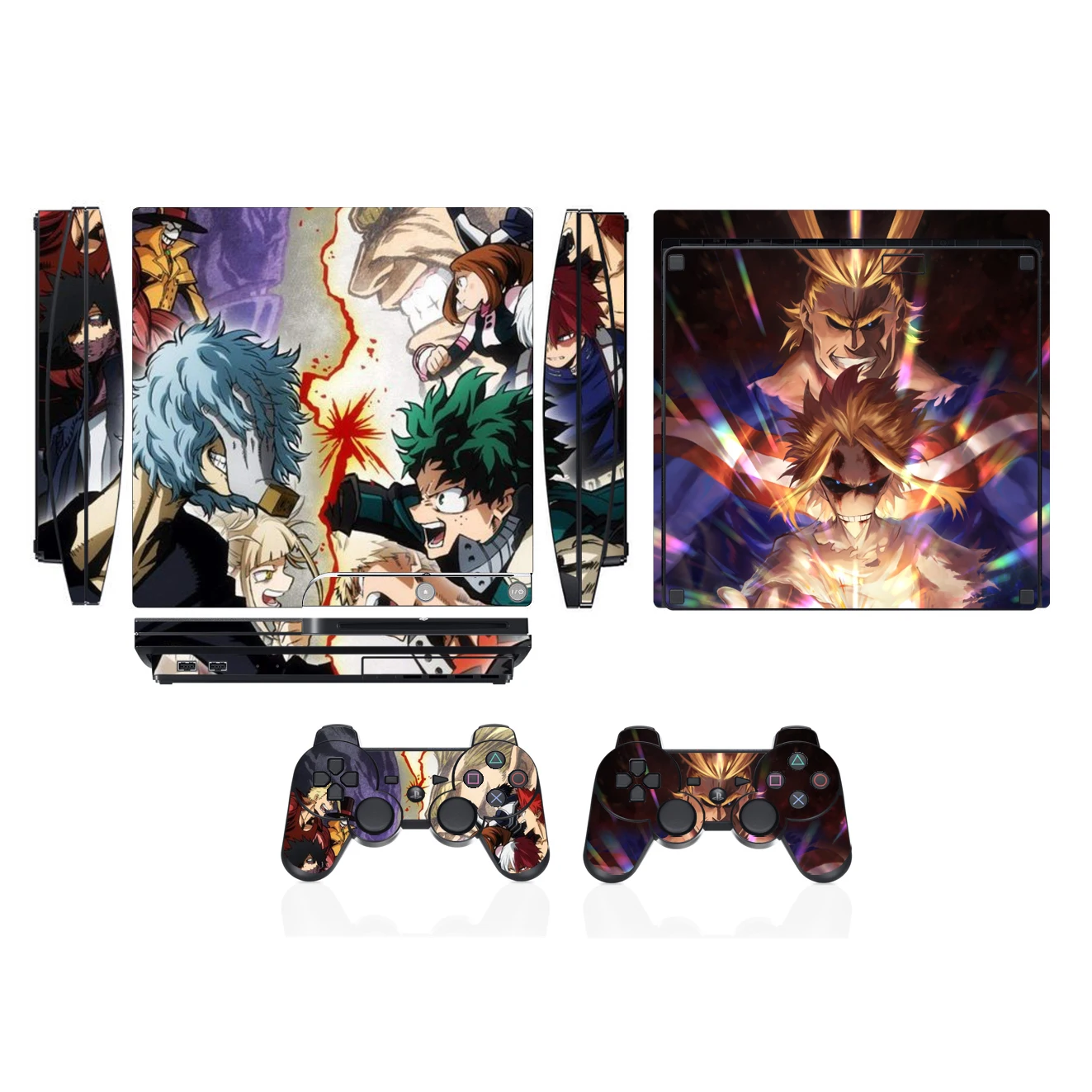 2701 Vinyl Haut Aufkleber Protector für Sony PS3 Slim PlayStation 3 Slim und 2 controller skins Aufkleber