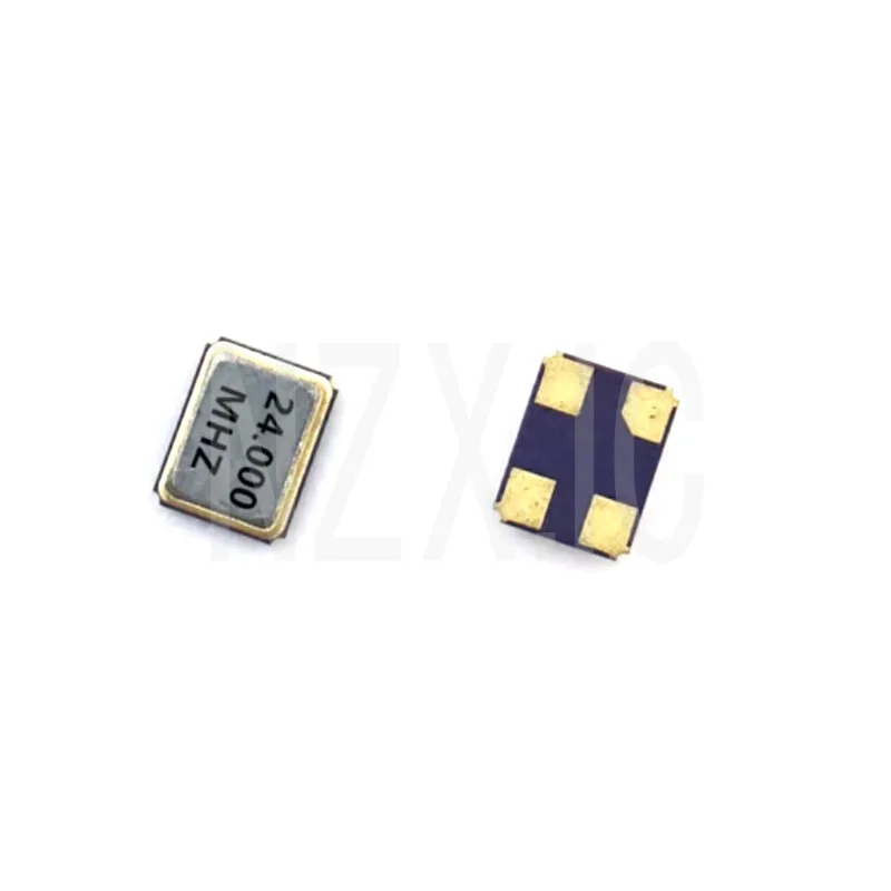 10PCS 3225 Passive SMD Quartz Resonator Crystal Oscillator Metal SMD 4pin 8MHZ 10MHZ 12MHZ 16MHZ 20MHZ 24MHZ 25MHZ 27M 32M 40M