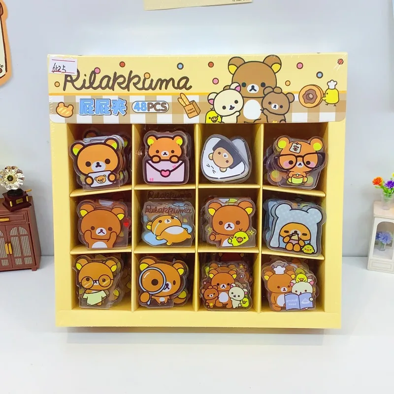 48-pezzi-clip-pp-giapponesi-rilakkuma-carini-per-decorazione-e-archiviazione-clip-per-carta-studenti-clip-sigillanti-per-snack-articoli-di-cancelleria