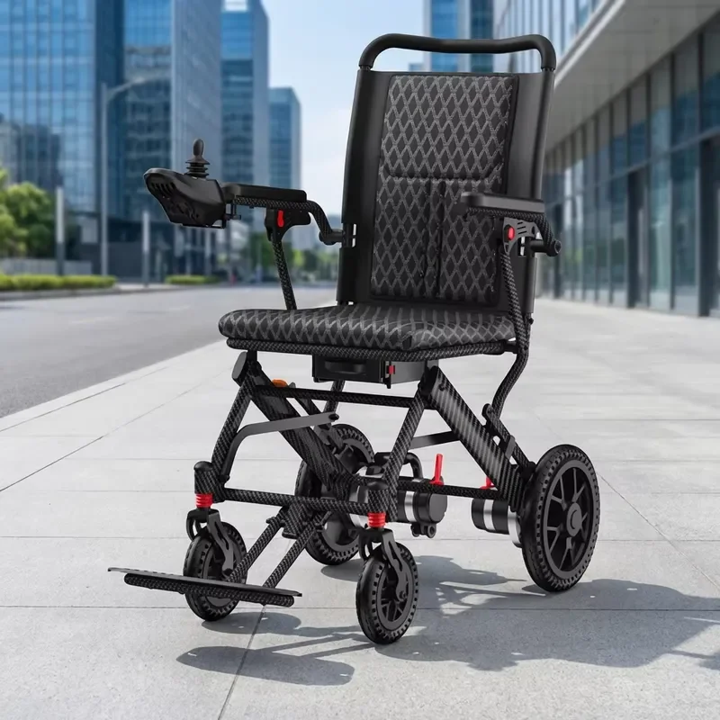 New Modern High-End Carbon Fiber Folding Portable Electric Enhances Mobility for Users Seeking Lightweight Durable