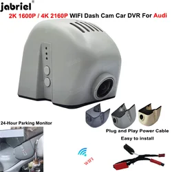 Plug and Play 4K 2160P Car DVR Dashcam For Audi A3 A4 A5 A6 A7 A8 Q3 Q5 Q7 TT 2004-2026 Wifi Car Camera Dash Cam Video Recorder