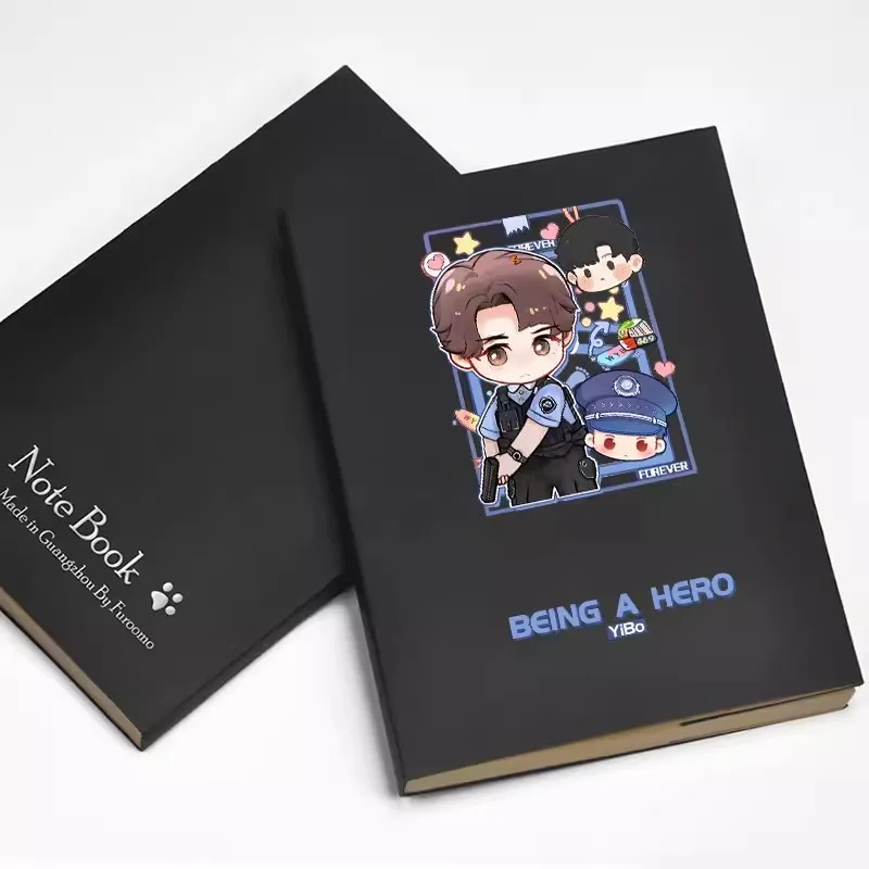 Xiao Zhan Wang Yibo Notebook, Fun Cartoon Notebook, Notepad, Diário, Desenhos animados, Diário, Papelaria Presente, Mo Dao Zu Shi