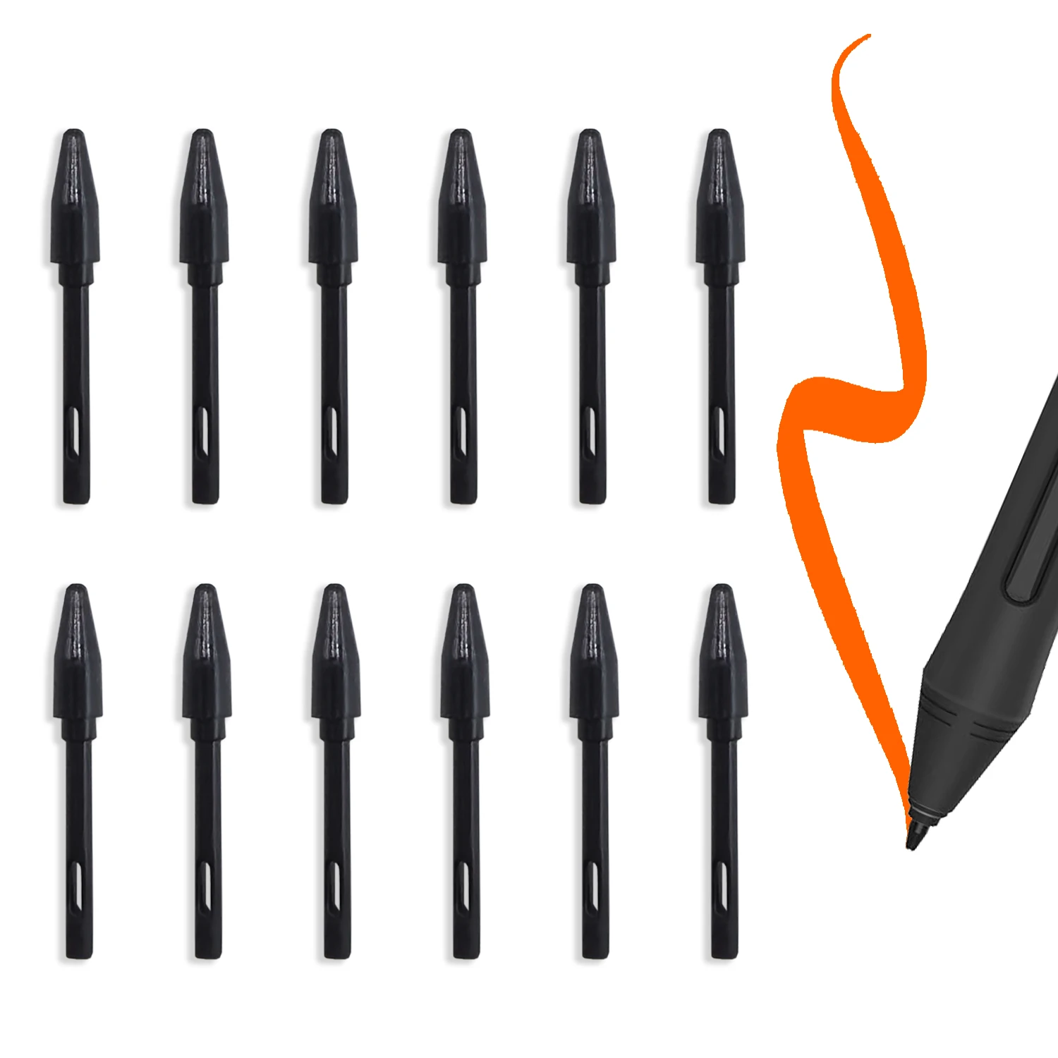 Pen Nibs For Huion Digital Pen Display Tablet Accessories For Inspiroy Dial 2/H640P/HS611/Kamvas Pro 13(2.5K)/Kamvas 19
