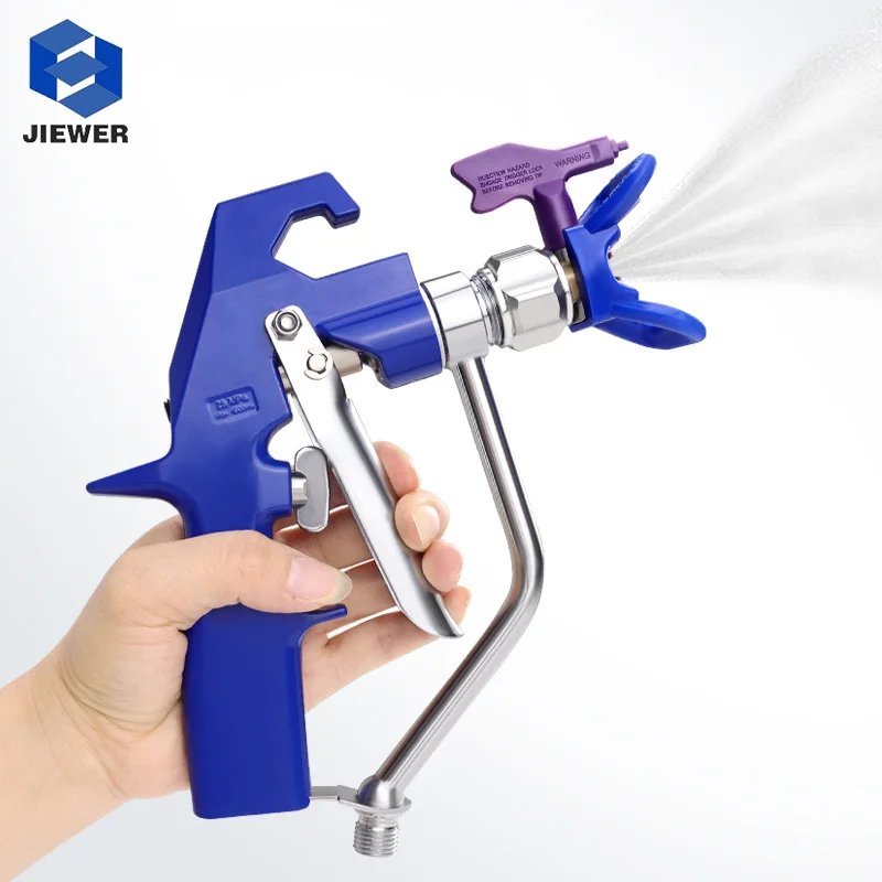 Airless Spray Gun 5000PSI Heavy Duty Textrue Gun, 4-Finger With Guard  for 960/7900/833 Spray Machine