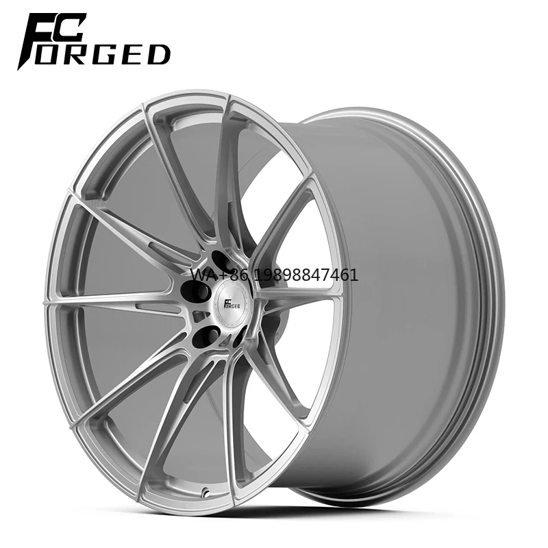 

Chinese Factory Custom Wheels 1-piece 18 19 20 21 22 23 24 Inch Monoblock Frosted Finish Aluminum Alloy Wheels Sports Car
