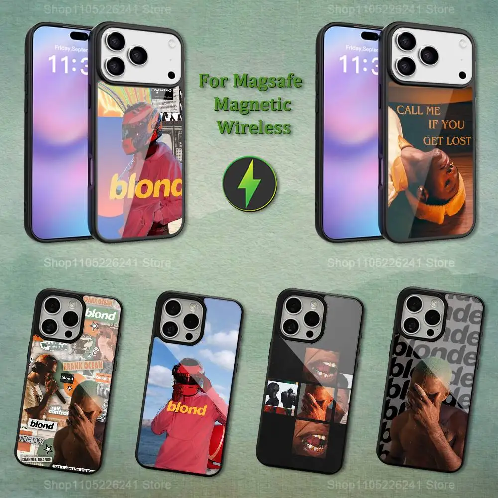 

F-FRANK Singer B-BlondE-S For iPhone 12,14,11,15,13,16,17,For Magsafe,Plus,Mini, Pro,Max,Magnetic Wireless Charging Case