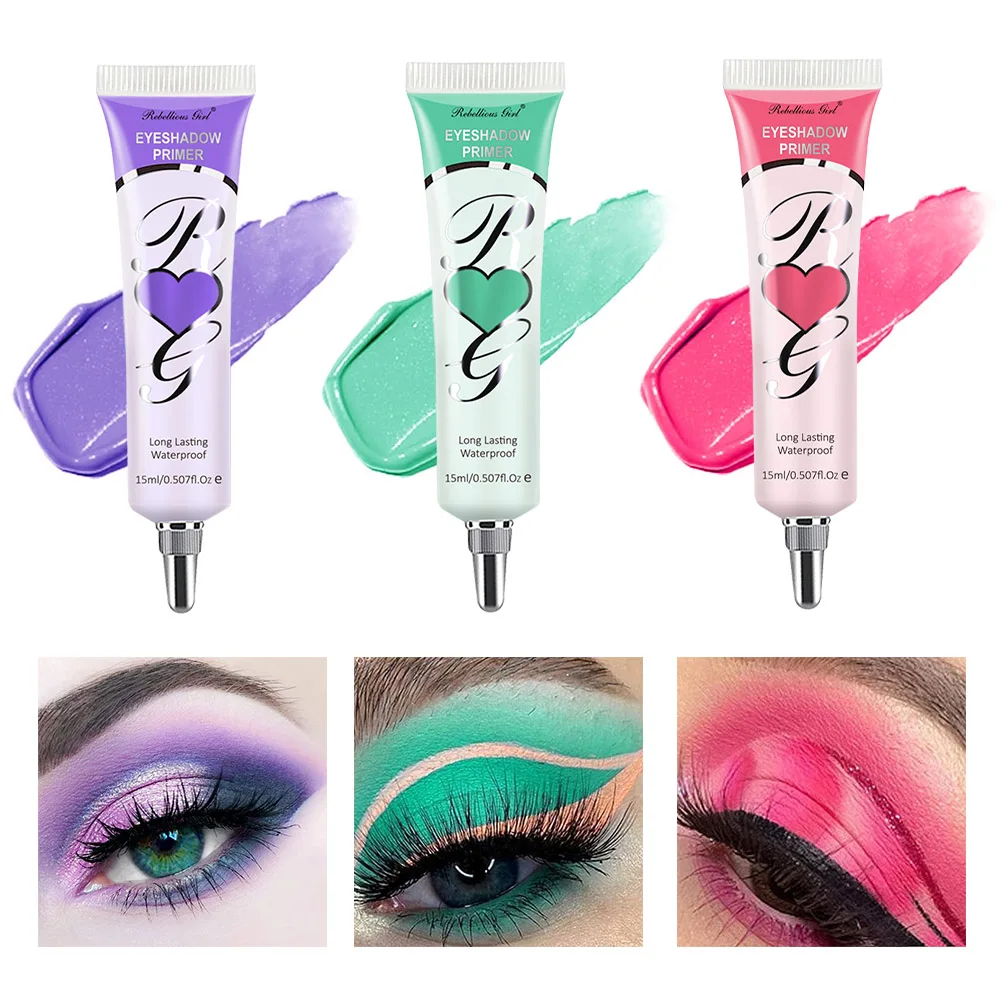 6 Colors Matte Eyeshadow Primer – Crease-Proof Oil-Control Eye Base, Long-Lasting Smudge-Resistant, Color-Correcting Primer