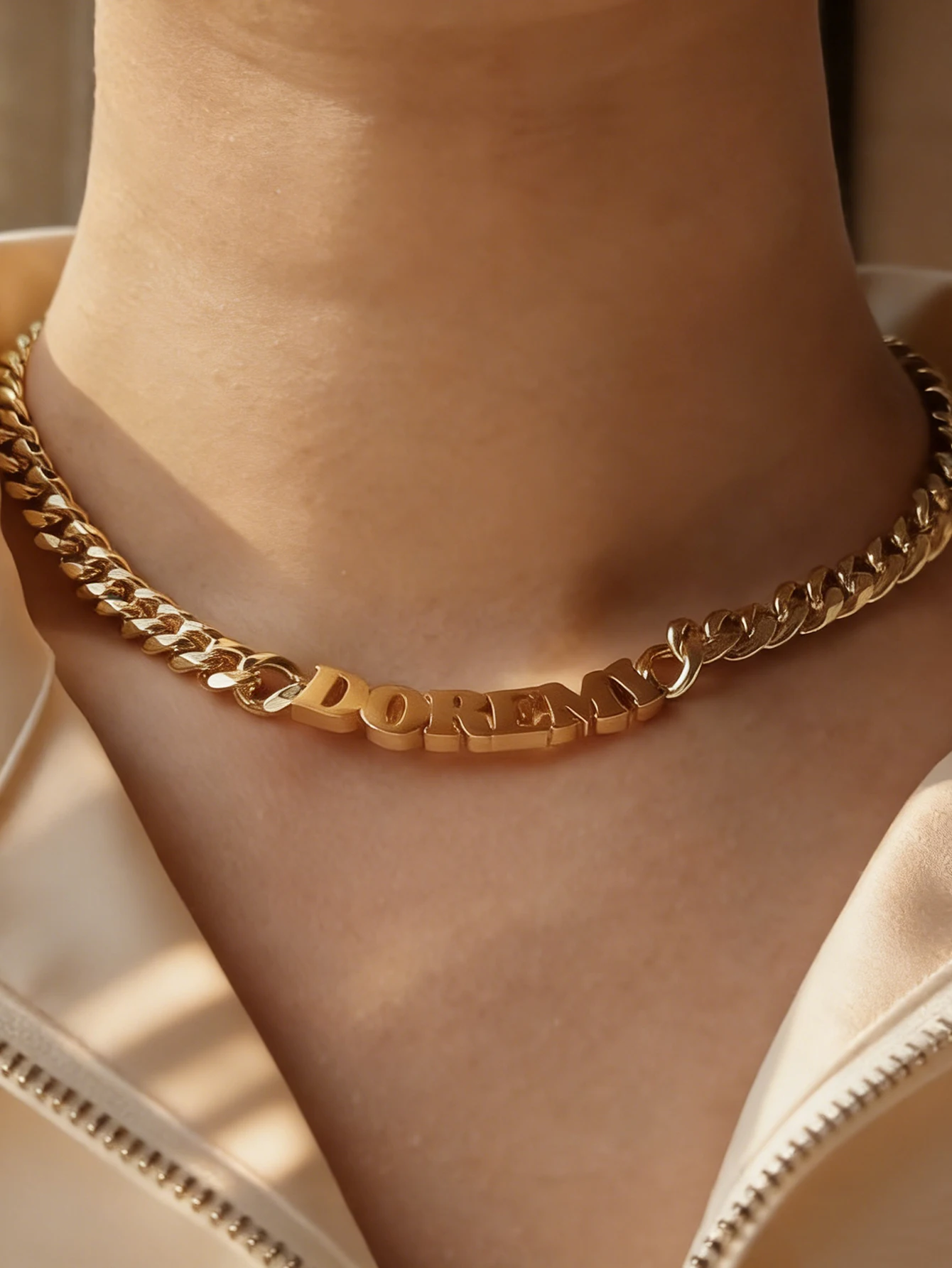 Custom Gothic Name Necklace for Women