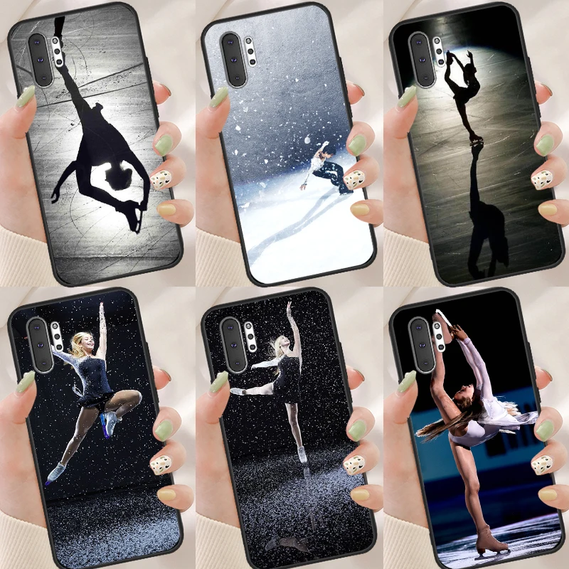 Figure Skating Dance Sport Case For Samsung Galaxy S22 Ultra S9 S8 S10 Plus S20 FE Note20 Ultra S21 Ultra Cover Coque