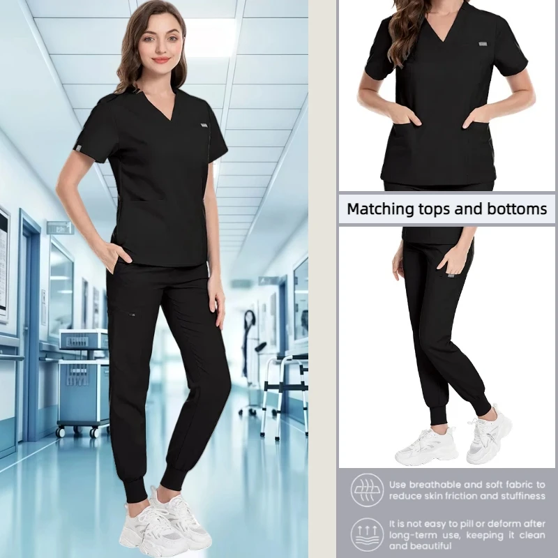 

Purple Operating Room Clothes Medical Uniforms Scrubs Set Hospital Working Scrubs Set Medical Nurse Dental Surgery Suit Workwear