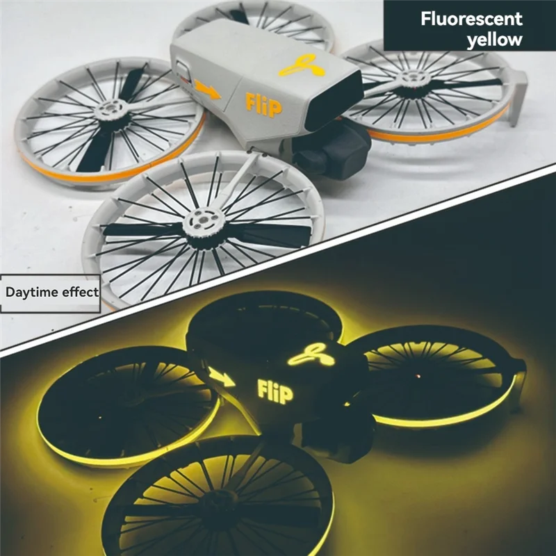 SR-для DJI Flip Drone, светящиеся наклейки, защитная пленка от царапин, ночная безопасность, крутые летные аксессуары