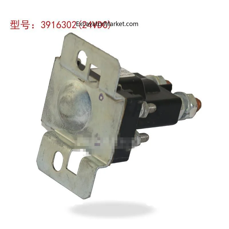 High Quality For LIUGONG CLG/XCMG/lonking /YUCHAI/LISHE start relay 24V total power 3916302 (24VDC) excavator accessories