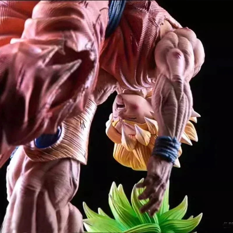 30cm Anime Dragon Ball Figure Broli Vs Son Goku Action Figure Broly Battle Goku Figurine Pvc Model Desk Ornament Boy Toy Gifts