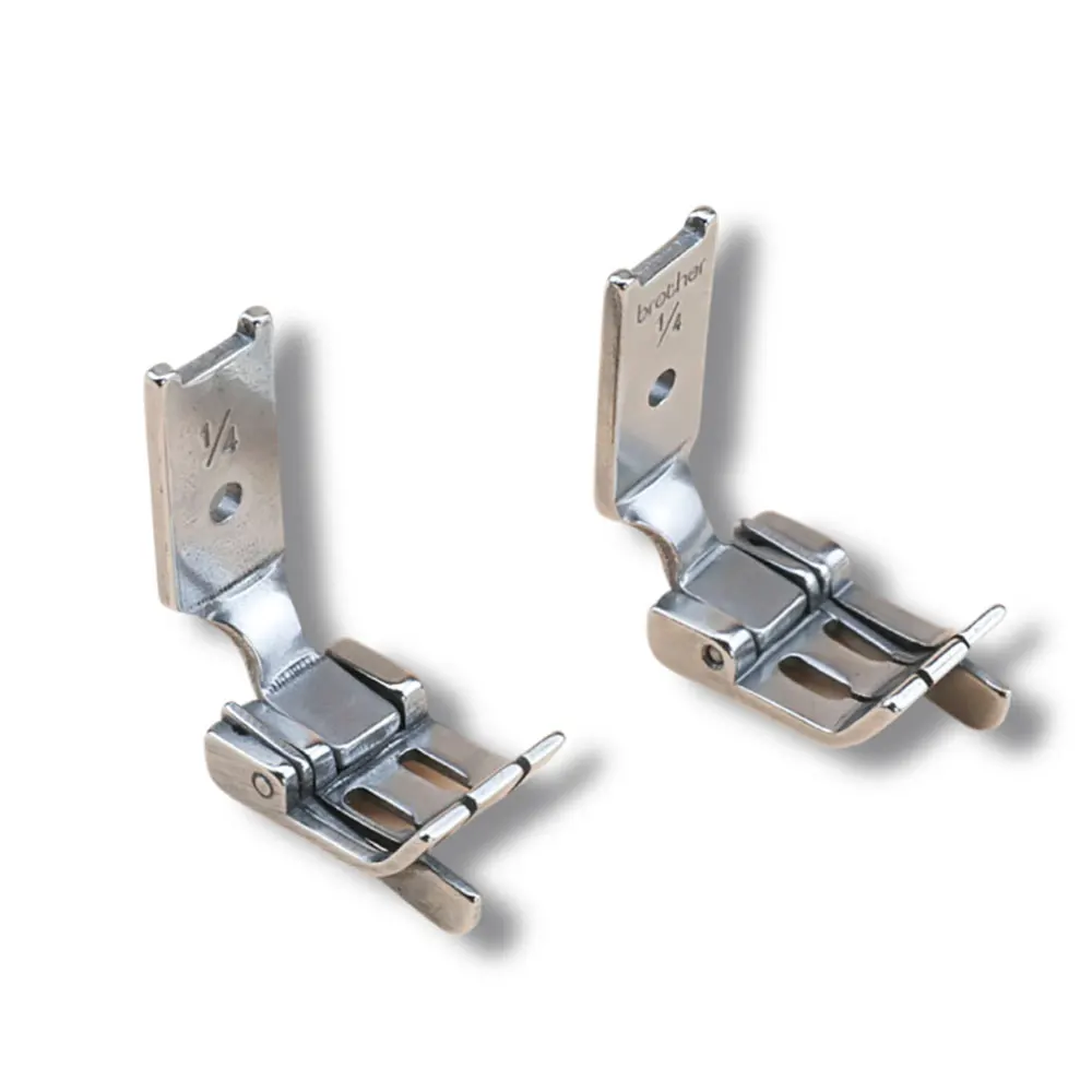 S570 Right and Left Presser Foot With Guide For JUKI 515 Brother 842 845 Twin Needle Sewing Machine Accessories Parts Brassiere