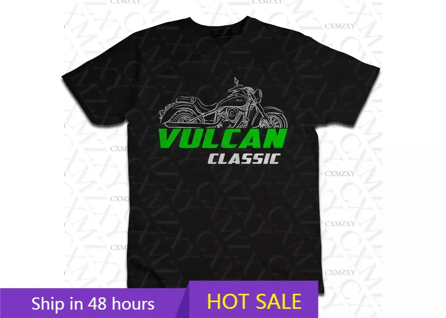 Men T Shirt Casual new VN900 Vulcan 900 2006- - Motorcycle T-Shirt for Riders Graphic Summer 100% Cotton S-3XL