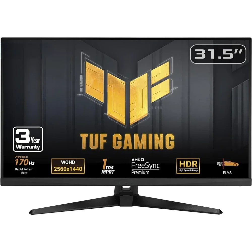 Monitor HDR para videojuegos de 31,5 ", 1440P (VG32AQA1A) - QHD (2560x1440), 170Hz, 1ms, desenfoque de movimiento extremo bajo