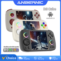 ANBERNIC RG Cube Handheld Game Console 3.95'' IPS Touch Screen Android13 RGB Lighting Joystick WIFI Streaming Retro Video Player