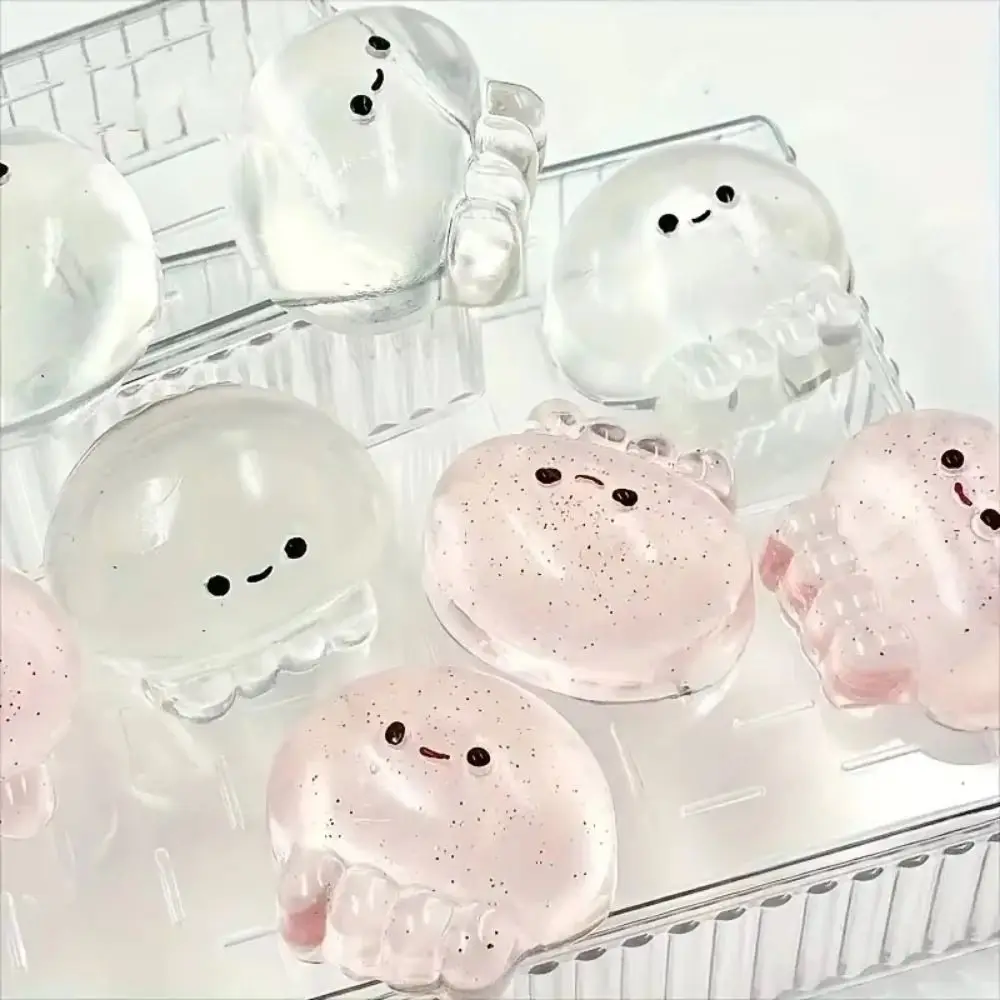 Squeezing Acne TPR Crystal Ball Solid Transparent Water Ball Pinching Toy Sphere Creative Bubble Octopus Pinching Toy Kids Toys
