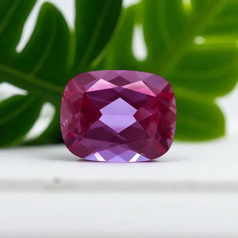 

Lab Grown Alexandrite Rectangle Cushion Cut With AGL Certificate Loose Gemstone For Jewelry Making