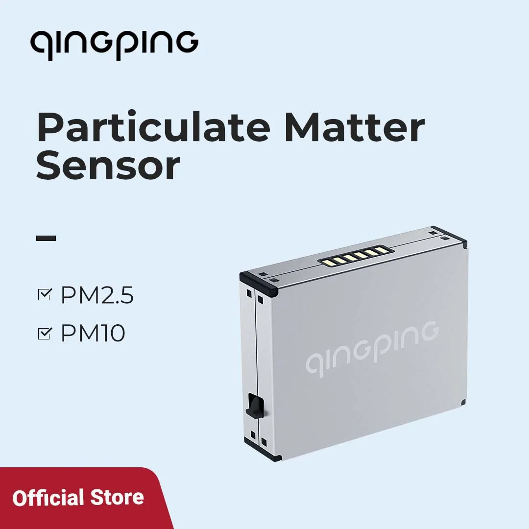 Qingping PM-sensor, laserverstrooiingsprincipe voor nauwkeurige meting van PM2,5 en PM10, Qingping Air Monitor 2-sensormodule