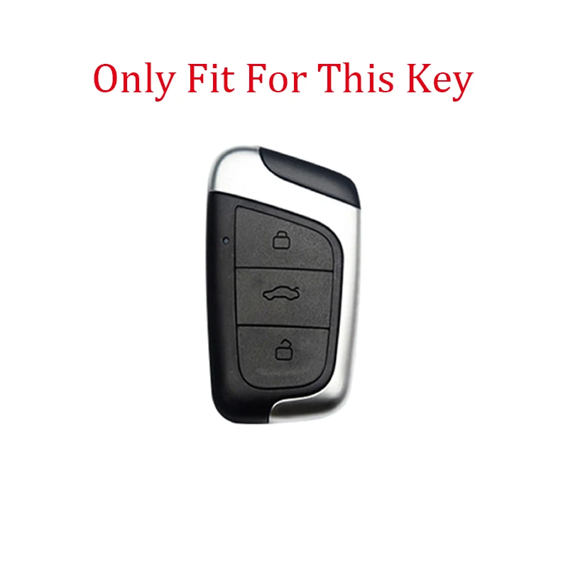 Car Key Box Cover Protection For Chery Small Ant EQ1 2019-2023 Key Set Ruihu E New Energy Electric Vehicle Leather Jade Pattern