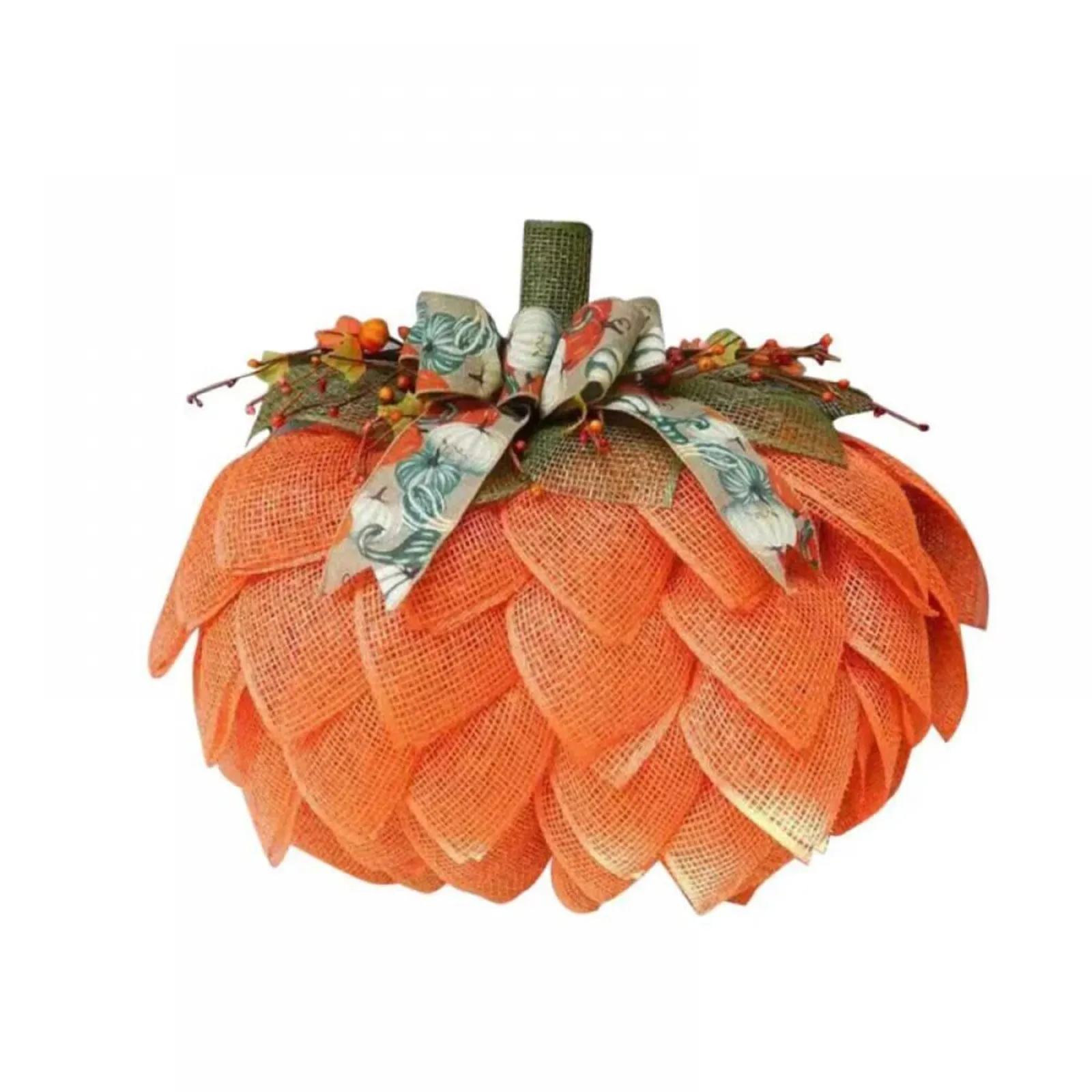 

Halloween Wreath Creative Pumpkin Autumn Courtyard Decoration And Layout Props Halloween Autumn Leaf Door Ring Decoration