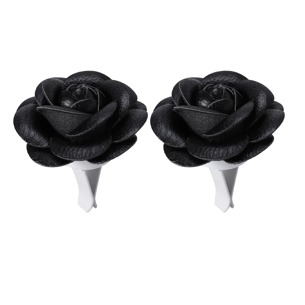 

2pcs Car Freshener Vent Clips Scented Air Vent Diffusers Odor Removal Compact Fragrance For Car Air Conditioning Cute Flower
