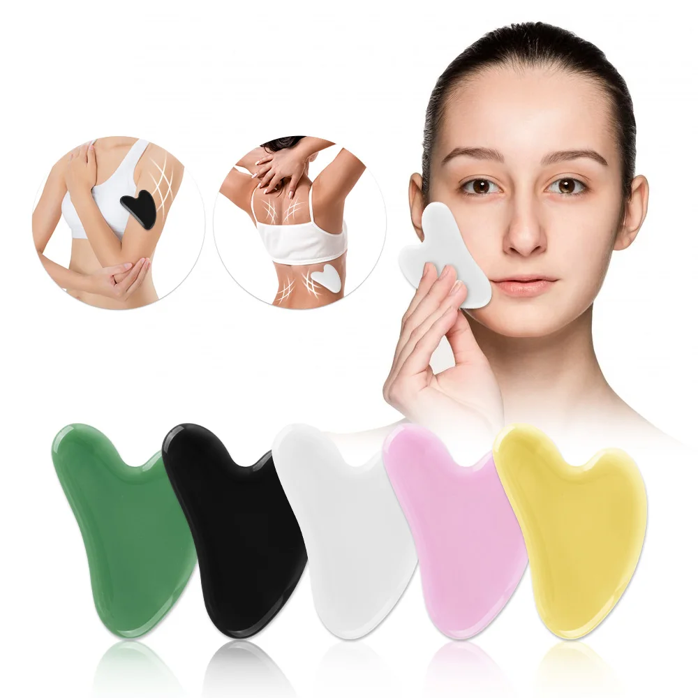 Guasha Face Spa Massager Gua Sha Scraper Board Neck Face Lift Up Wrinkle Remover Facial Massage Scraper Skin Care Beauty Tools