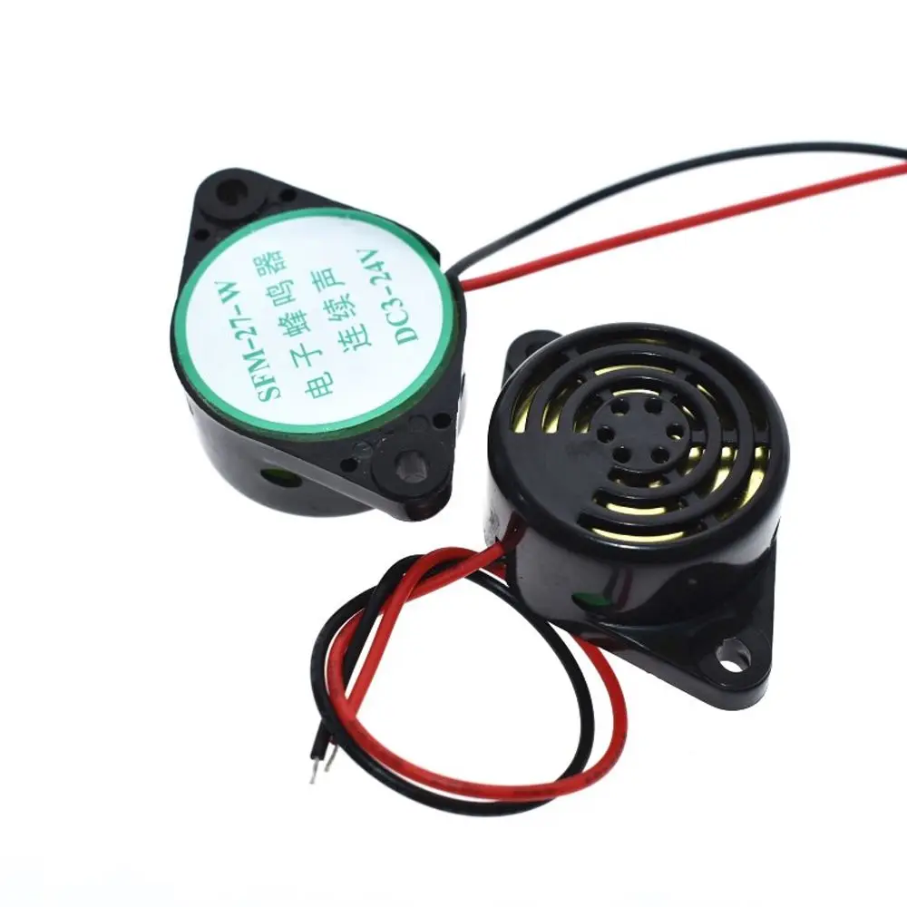 12V Beep Tone 3v - 24v Continuous Sound ATMA6B27 Electronic Buzzer Alarm
