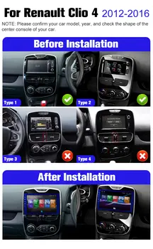 Autorádio s Androidem pro Renault Clio 4 2012-2016, stereo obrazovka 10,1 6 nejlepší prodej Renault Clio 4 10.1 Android multimédia - №1