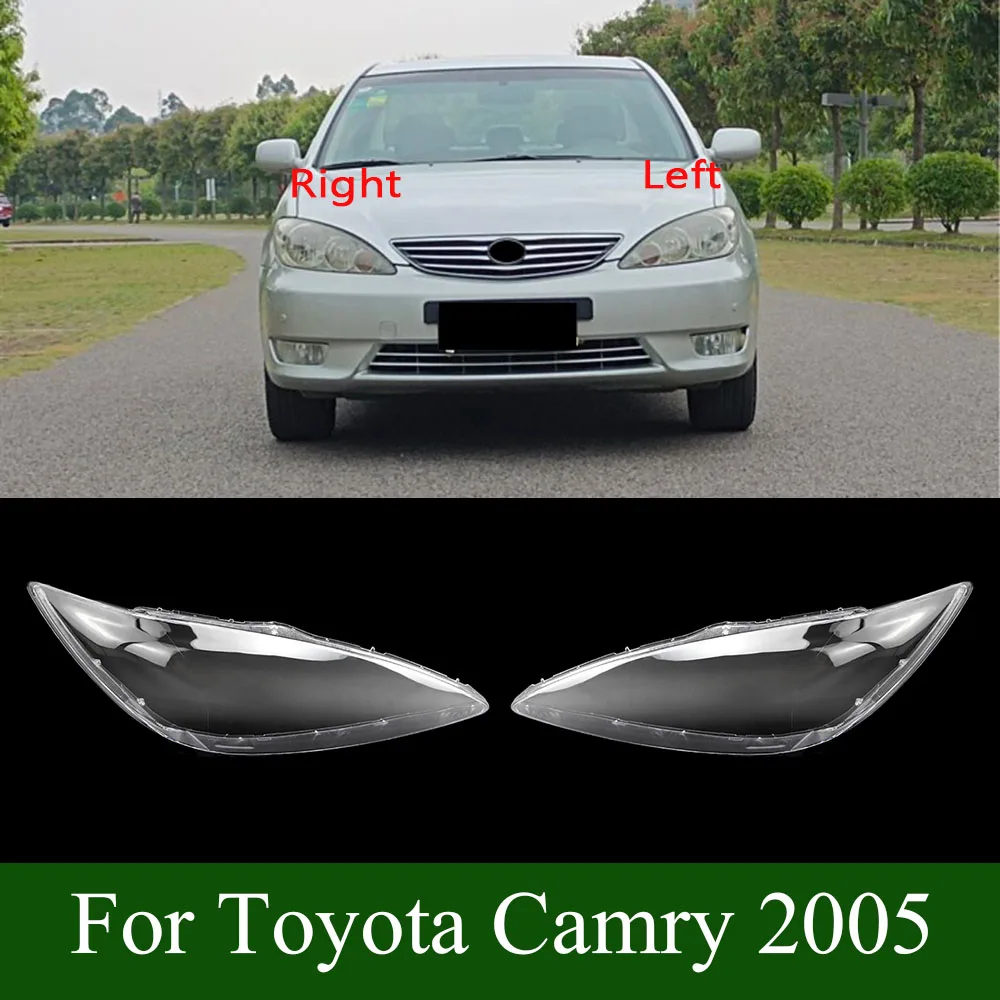 

For Toyota Camry 2005 Headlight Cover Lamp Shade Headlamp Shell Lampshade Transparent Cover Lens Plexiglass